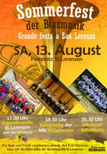 Sommerfest Böhmische/Konzert JuKaStl